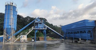 Stationary Concrete Batching Plant SUMAB 80